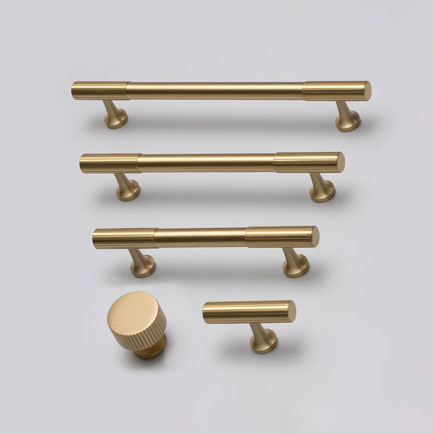 Solid Brass Cabinet Pulls Gold Kitchen Cabinet Handles Drawer Pulls Brushed Brass Kitchen Cabinet Hardware