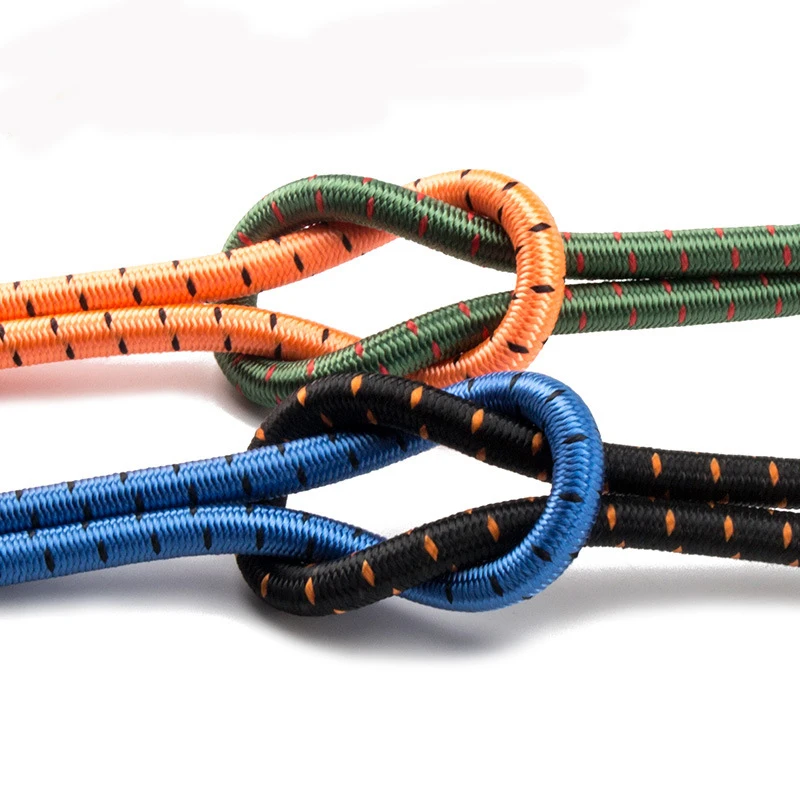 1mm 2mm 2.5mm  high strength colorful round elastic cord rope rubber latex for clothes decoration chairs Stretch string