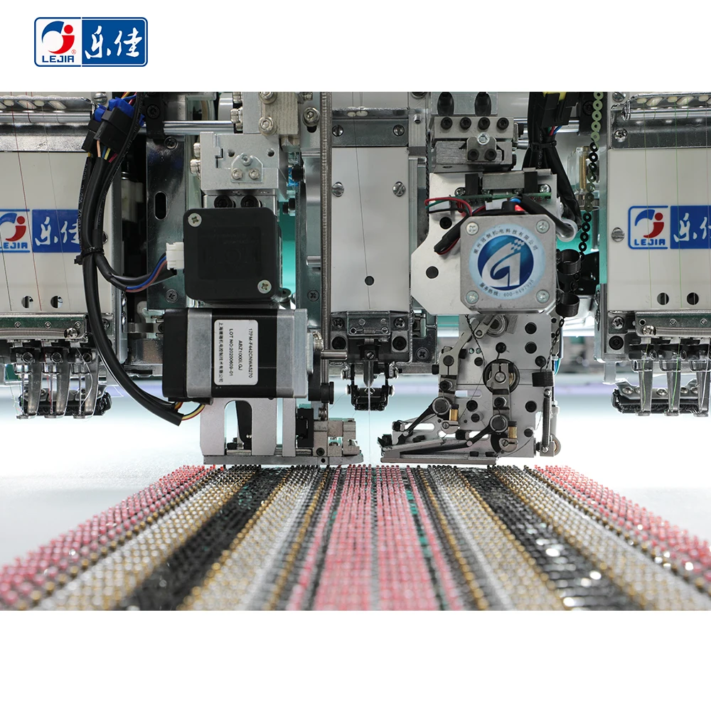 3 bead colors and double sequin mixed embroidery machine