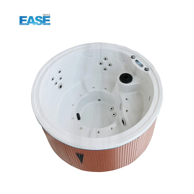 OEM Custom Factory 6 Persons Acrylic Round Hot Tub Whirlpool Outdoor Jacuzi Bathtub SPA Pool