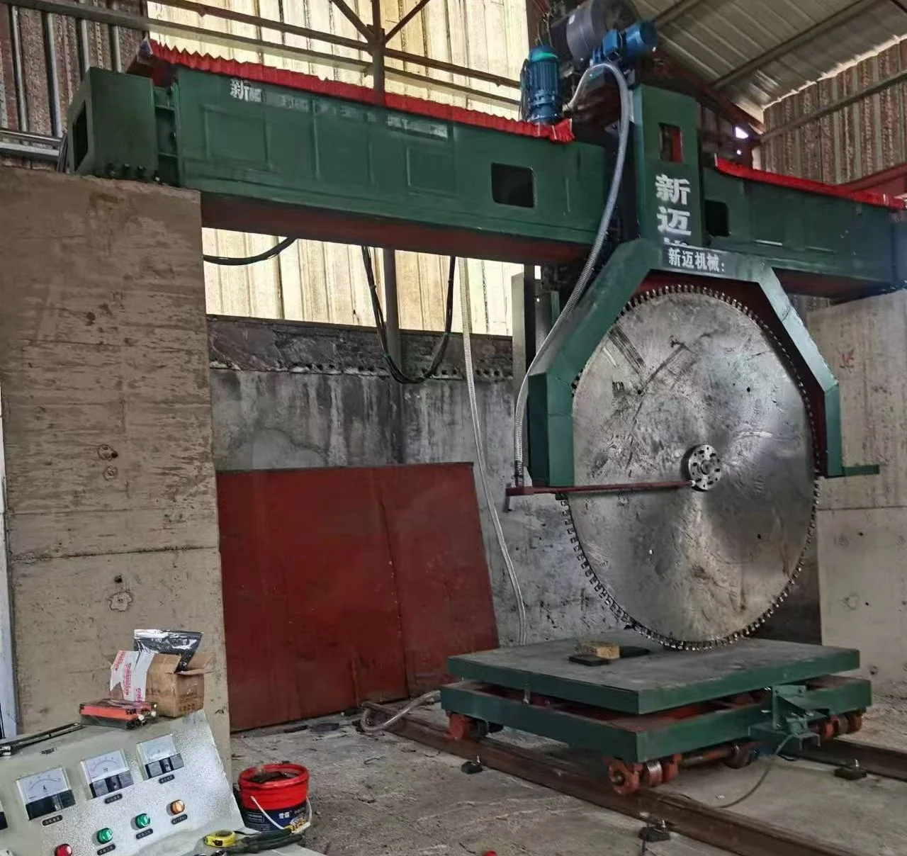 Marble Block Cutting Saw Blade and Marble Cutting Machine, Block Cutting Machine