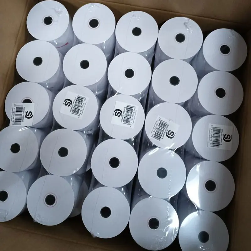 A Grade 80x80 receipt pos terminal system t2s swipe mobile sunmi portable atm handheld machine cash register thermal paper roll