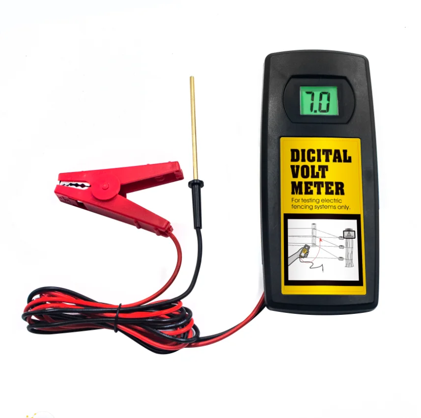 Lydite Digital volt meter Copper 200-9900V meter tester electric fence tester fault finder