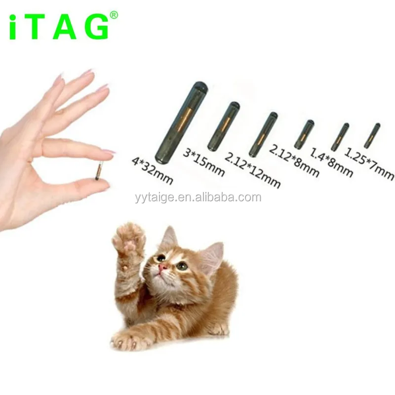 Animal Microchip Horse Chip Micro Rfid Dog Implant Animal Id Chip Microchip For Cattle Cat Microchip Pets
