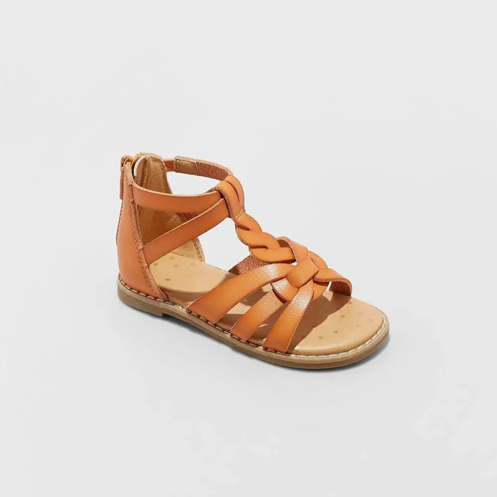 New Popular Open Toe Design Toddler Girl Gladiator Sandals