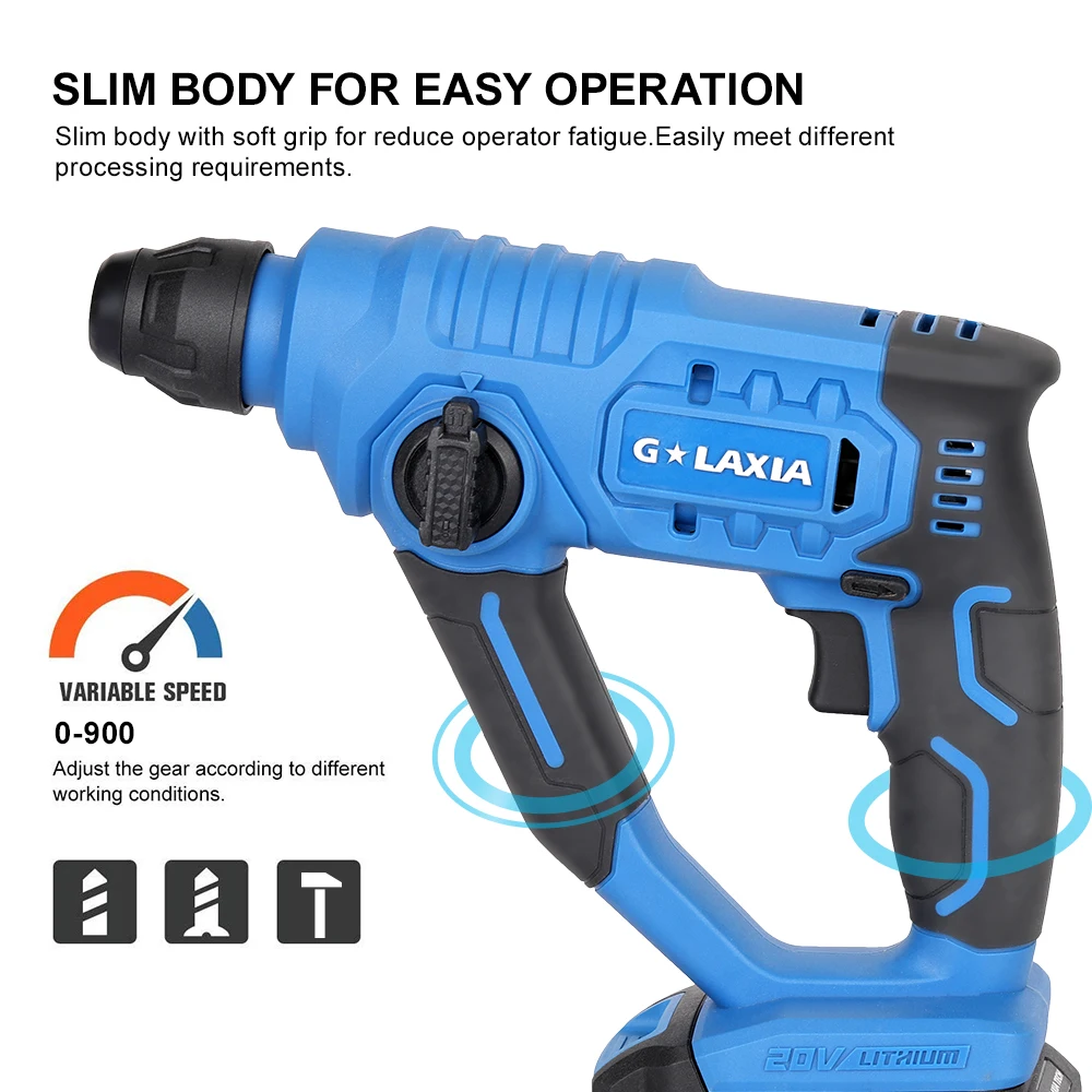 20V Cordless 16mm Rotary Hammer Drill