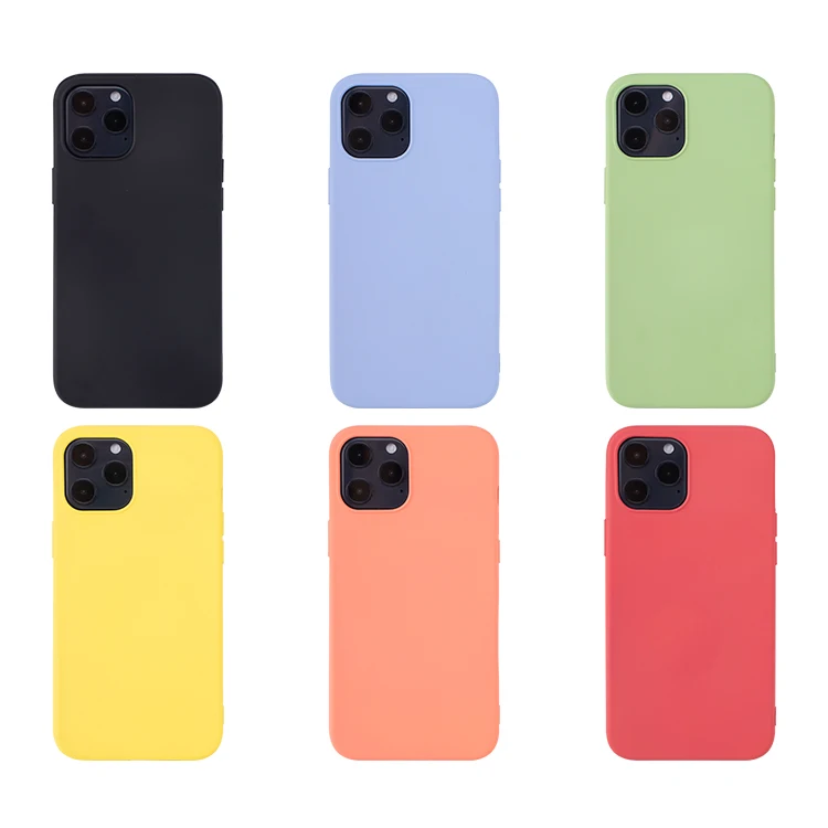 Wholesale Luxury Silicone Tpu Shockproof Back Cover Phone Case For iPhone 13 12 11 Mini Pro Max XR XS X Mobile Coque