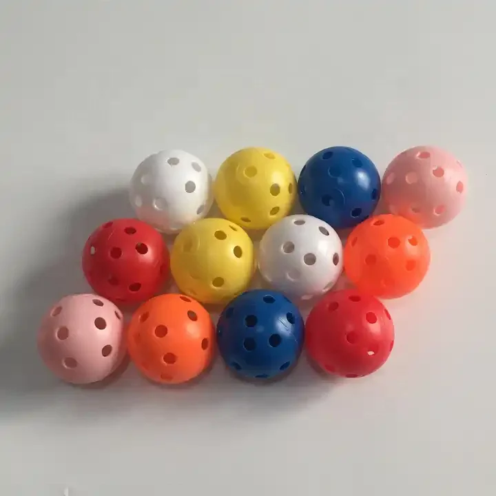 Top Quality Golf plastic practice golf balls air flow ball golf swing trainer aid