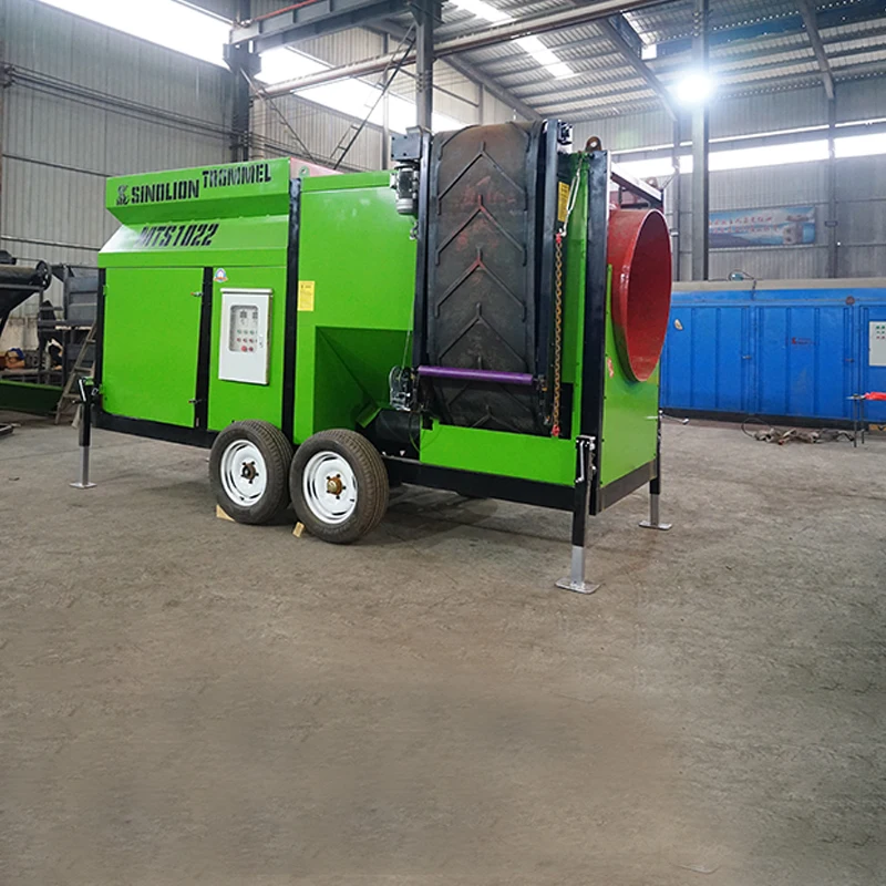 China Supplier Direct Fertilizer Sorting Equipment Compost Trommel Sieve