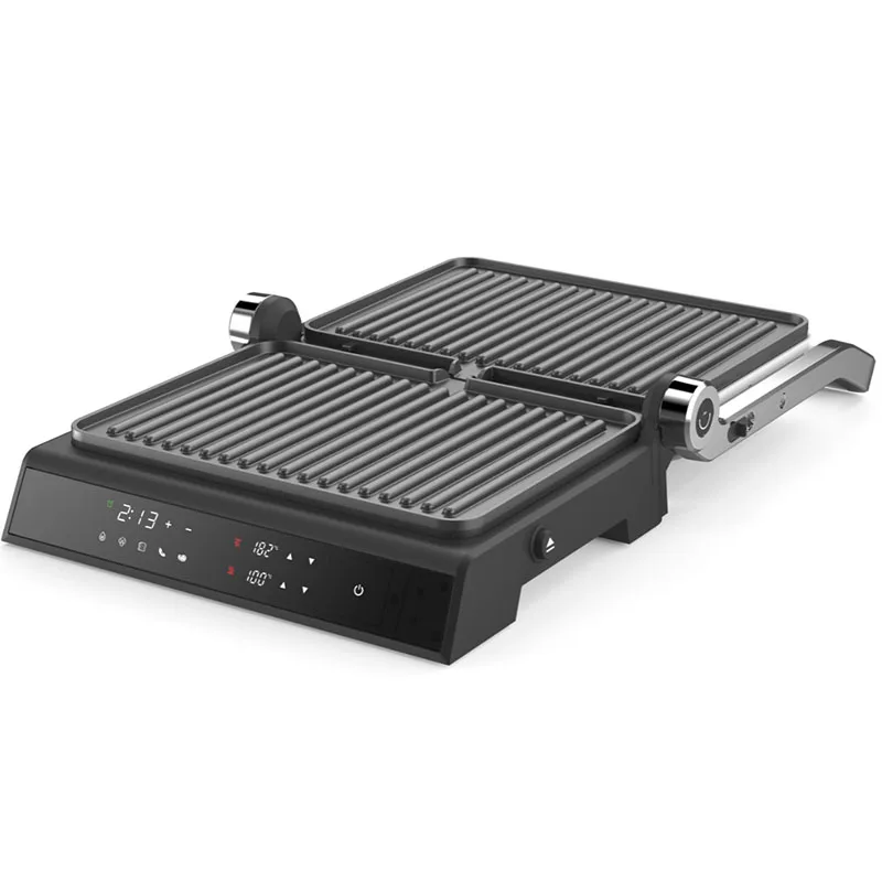 2000W Electric Contact Grill New Design Electric Grills Panini Commercial Gas Cast Iron Maker Contact Grill