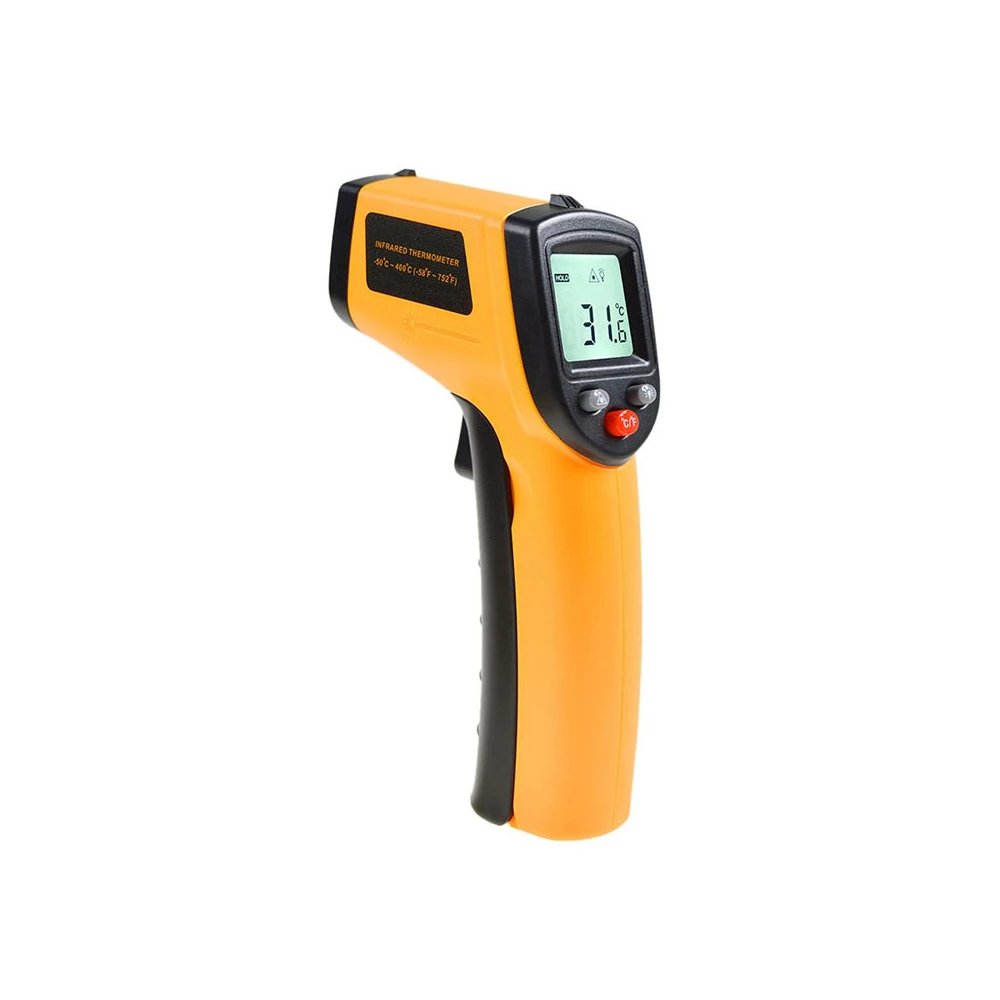 GM320 Non Contact Laser LCD Display Digital Thermometer Temperature Meter Gun pyrometer for industry kitchen  liquid steel water