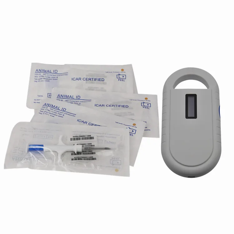 FDX-B ICAR ISO 11784/11785 микрочип для животных с шприцом для собак кошек домашних животных