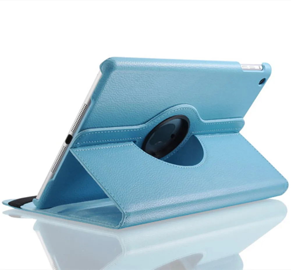 Smart Leather Cover for iPad 9.7 2018 2017 Stand Rotation Case Shell for Air 2 Air 1 for iPad 5 iPad 6 Hard Shell