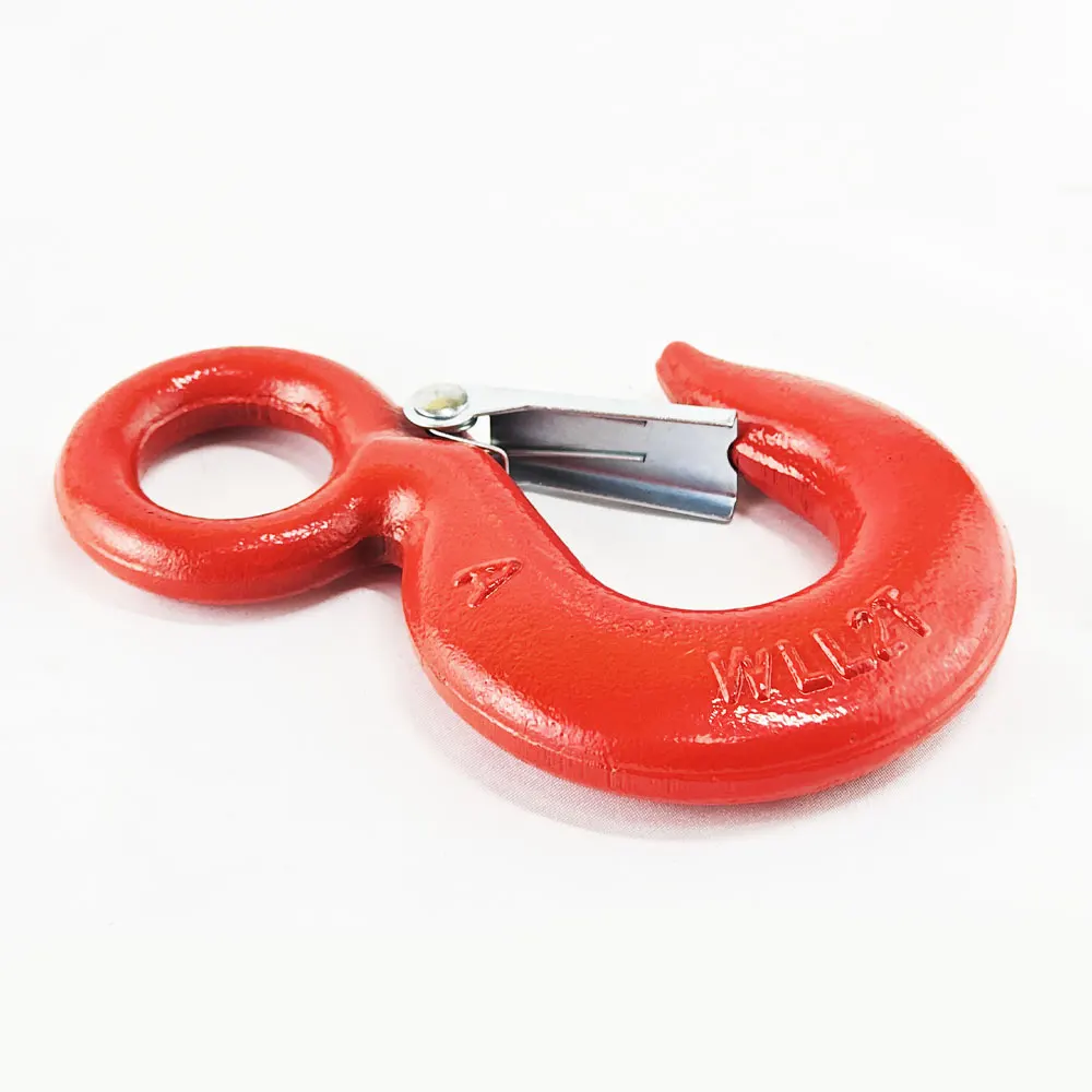 Eye Sling Hoist Lifting Crane Hook with Safety Latch