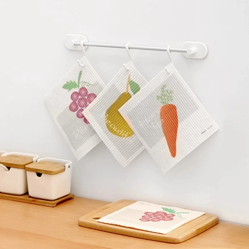 Eco-friendly swedish dishcloth cellulose cotton dish sponge cloth