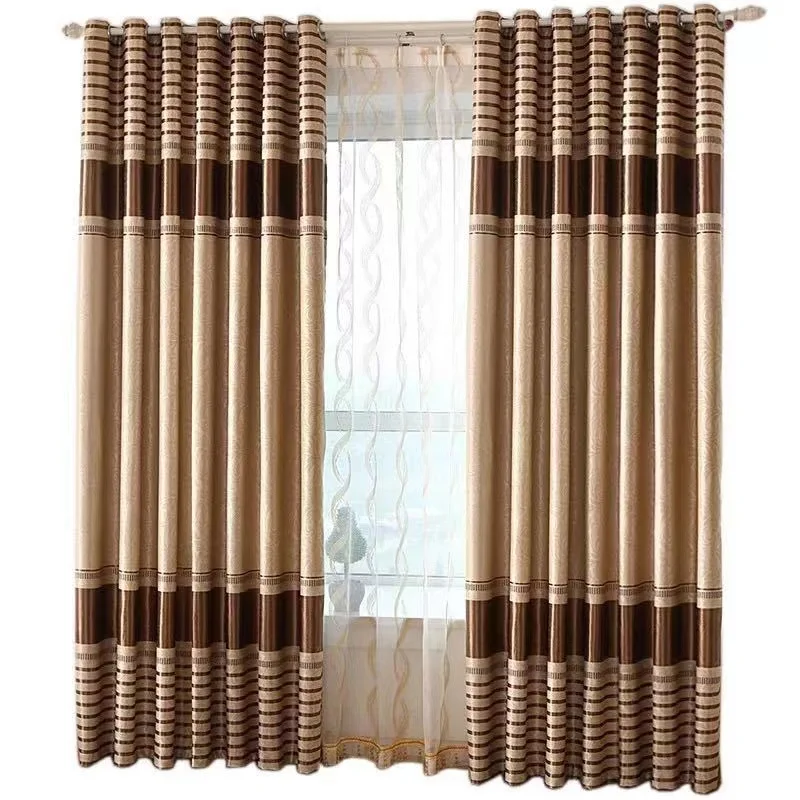 High Quality Day And Night Cloth Curtain Modern Embossed Fabrics For Curtains Fabric Sale
