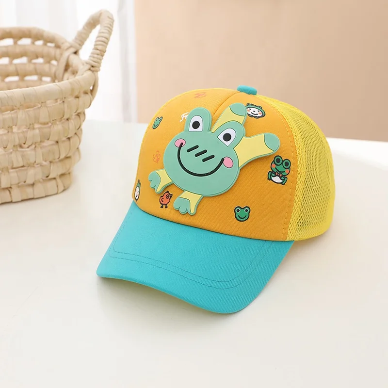 Kids Baseball Cap Toddler Sun Hat Boys Girls Cars Adjustable Trucker Hat