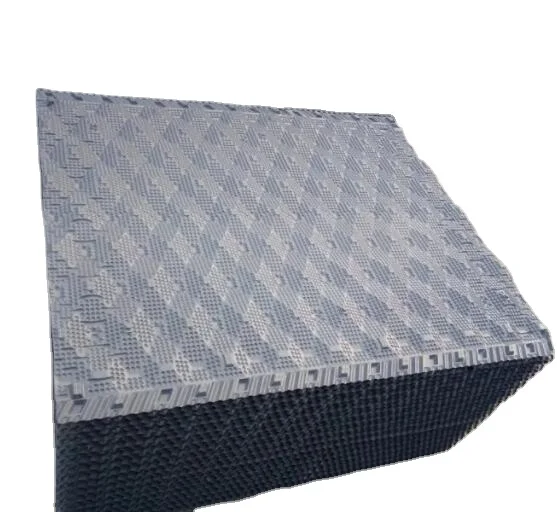 1000X1000mm Rigid PVC Sheet Fills Replacement cross flow cooling tower fill material
