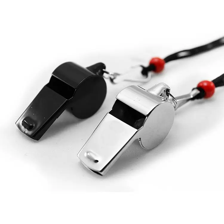 3D MAX Extra Loud Whistle with Lanyard Metal Sports Whistle Stainless Steel Whistle for referees