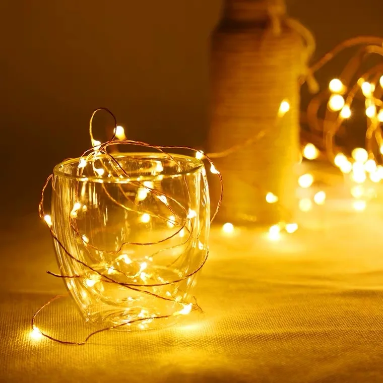 High Quality Battery Operated Mini Copper Wire LED Fairy String Lights 120 LED Custom Made 12M Christmas Warm White 1000 IP65 50