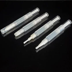 2ml empty aluminium plastic cuticle oil nail custom twist cosmetic pen with brush applicator