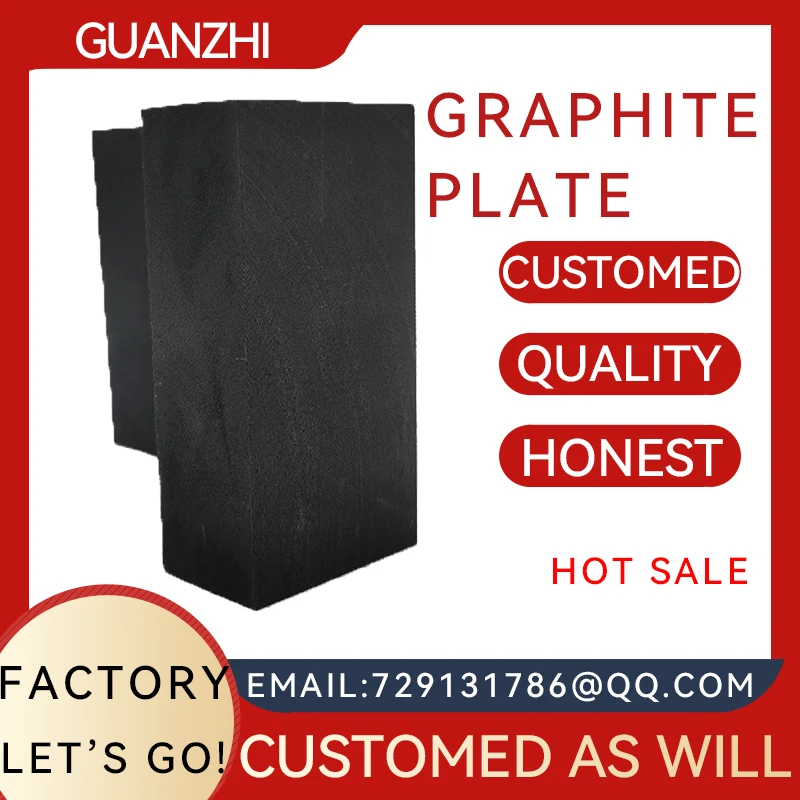 High purity graphite plate electrode carbon block high temperature corrosion resistance heat conduction high purity dense graphi