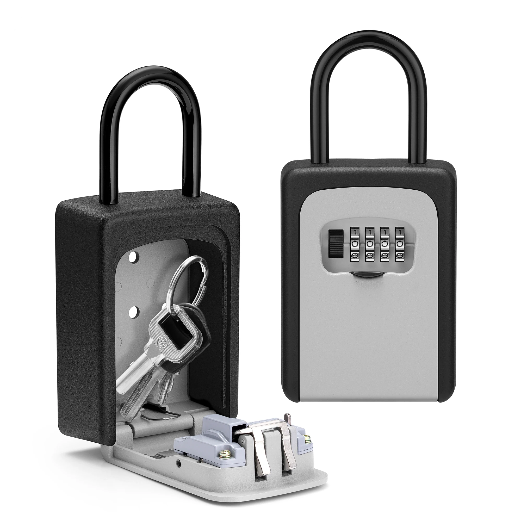 CH-802 оптовая продажа комбинированный ключ безопасного хранения Lock Keybox 4 цифровой регулируемое настенное крепление для ящика с