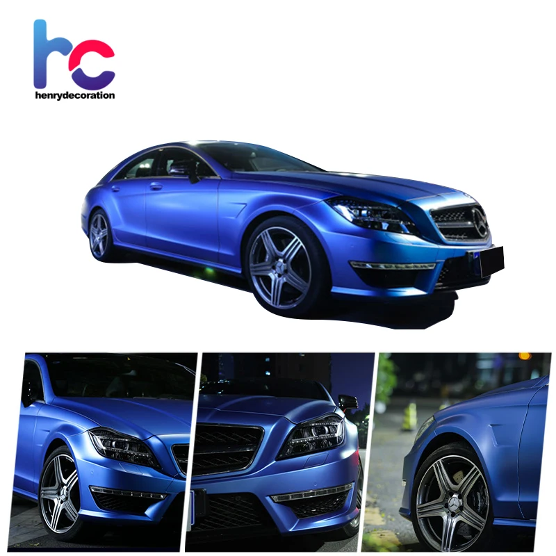 1.52x18m Roll High Stretch Multi Color High Quality Chrome Matte Car Wrap Film Foil With Red Rose Gold Purple Blue Color