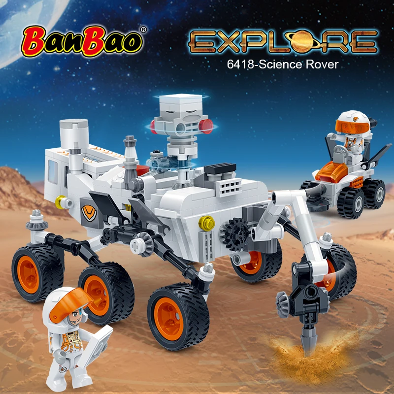 Popular Toys 6418 Explore Mars Series Building Bricks Toy For Christmas Gift