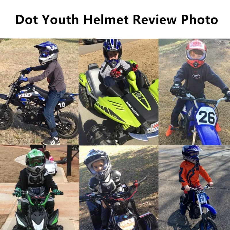 Xinmao XF2702-4Color DOT Youth Helmet детский мотоциклетный Полнолицевой внедорожный мотоцикл ATV S M L XL