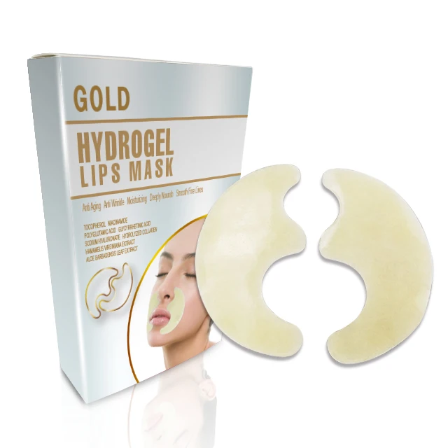 High Quality ISO 22716 OEM Collagen Peptide Anti Aging Anti Wrinkles Smile Lines Patch Mask Private Label Mask Beauty Product