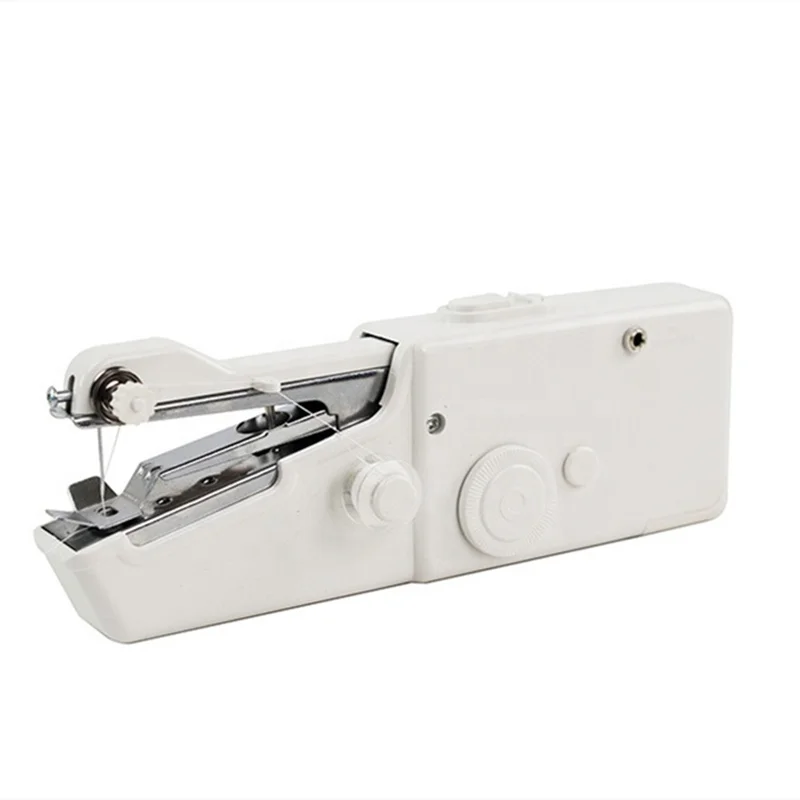 Portable Mini Hand Sewing Machine Quick Handy Stitch Sew Needlework Household Electric Mini Manual Sewing Machine
