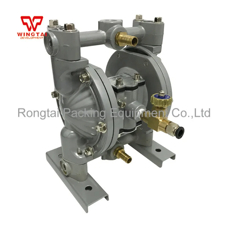 Double Ways Air Pneumatic Diaphragm Pump For Printing Machine Liquid Ink Oil Fluid 15L 3/8 Inch BML-10