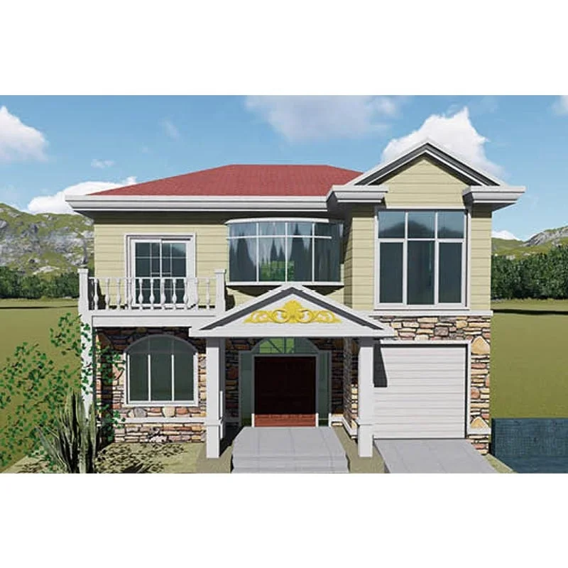 Deepblue Smarthouse Fast Assemble Light Gauge Steel Chalet Luxury Prefab Steel Roof Construction Company