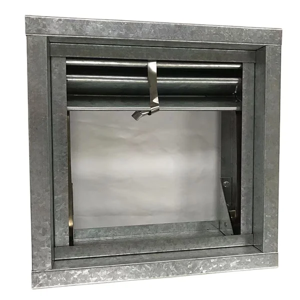 Hvac ventilation system actuator embedded motorized smoke exhaust fire valve dampers for duct