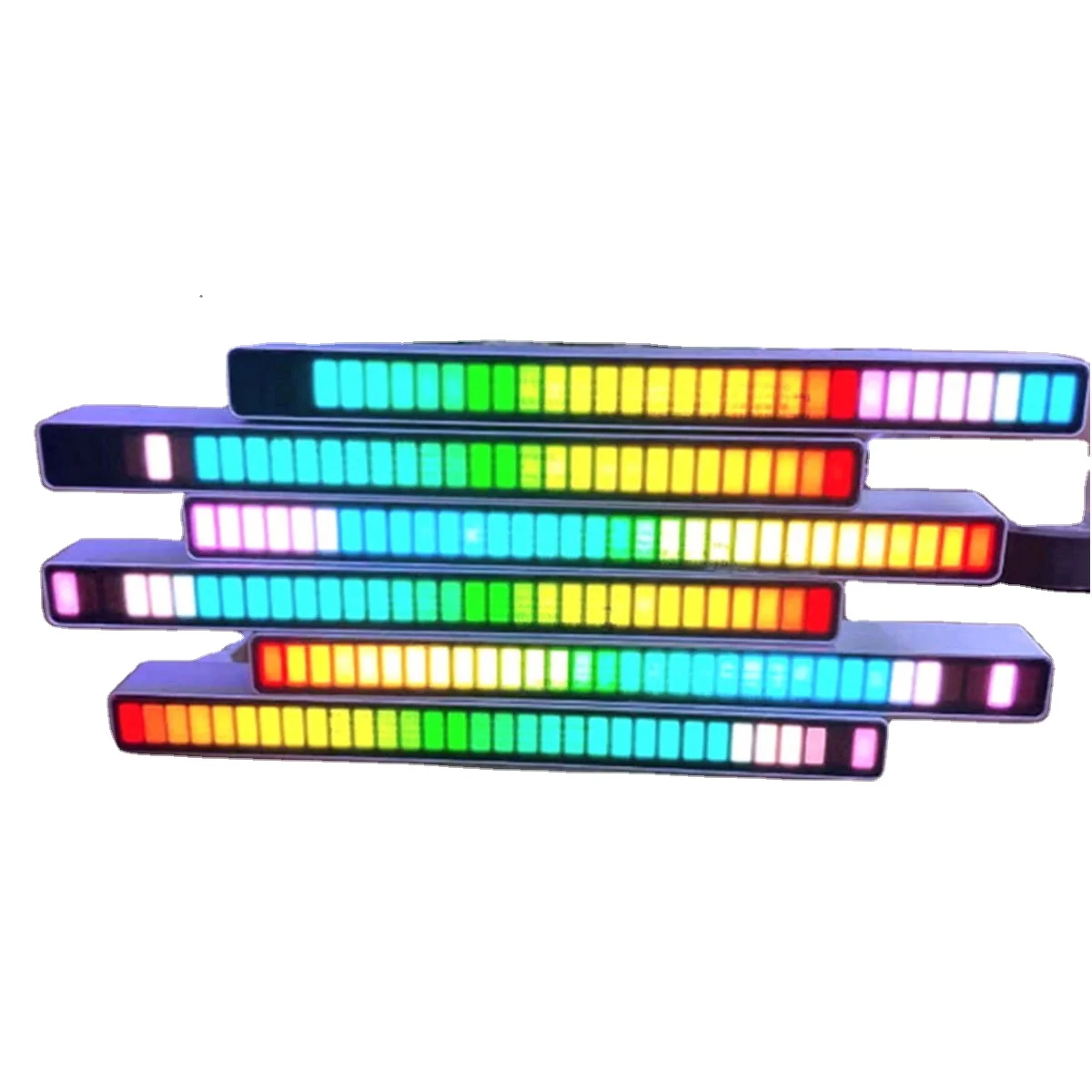 Аккумуляторная батарея RGB светодиодный свет бар атмосфера Ритм голосовой активированный музыкальный