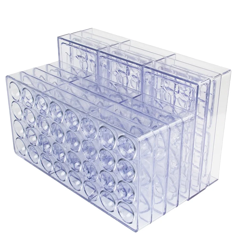 Custom Logo Large Polycarbonate Chocolate & Jelly Candy Mold Bar Moulds for Cake Tools Free & Flexible Plastic for Candle Use