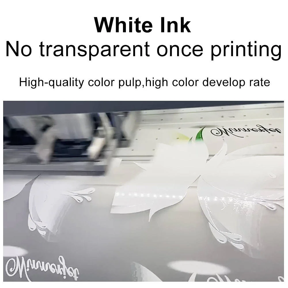 COOLCOLOR 1000 мл Высококачественная цифровая пленка для ПЭТ-футболок высокого цвета белая печатная краска текстильного принтера Eps L1800 P800