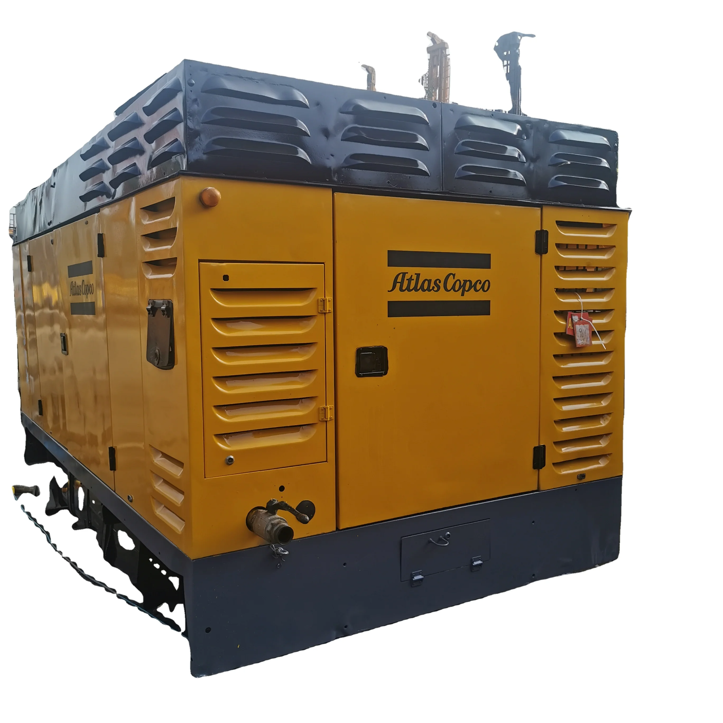 Used Atlas Copco XRVS976 second hand used 25 bar 28 m3/min diesel engine air compressor