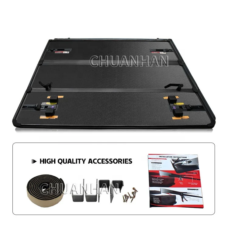 
Hard folding Aluminium tonneau cover deck cover for Ford Ranger F150 f250 f350 