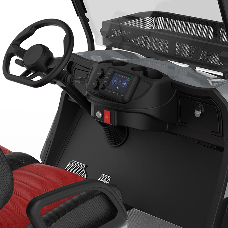 2024 Hot Sale Aluminum Frame Floor 4 Seater Mini Golf Cart Off-Road Electric Golf Carts Lifted Club Car With Ac System