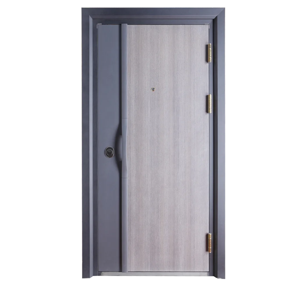Wholesale Entrance Security Door Exterior Modern Steel Metal Design for House
