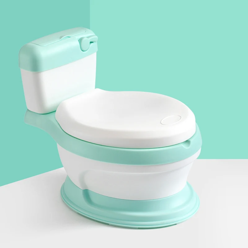 Infant  Size Potty White Realistic Potty Training Toilet Looks and Feels Like an Adult Toilet Easy to Empty and Clean