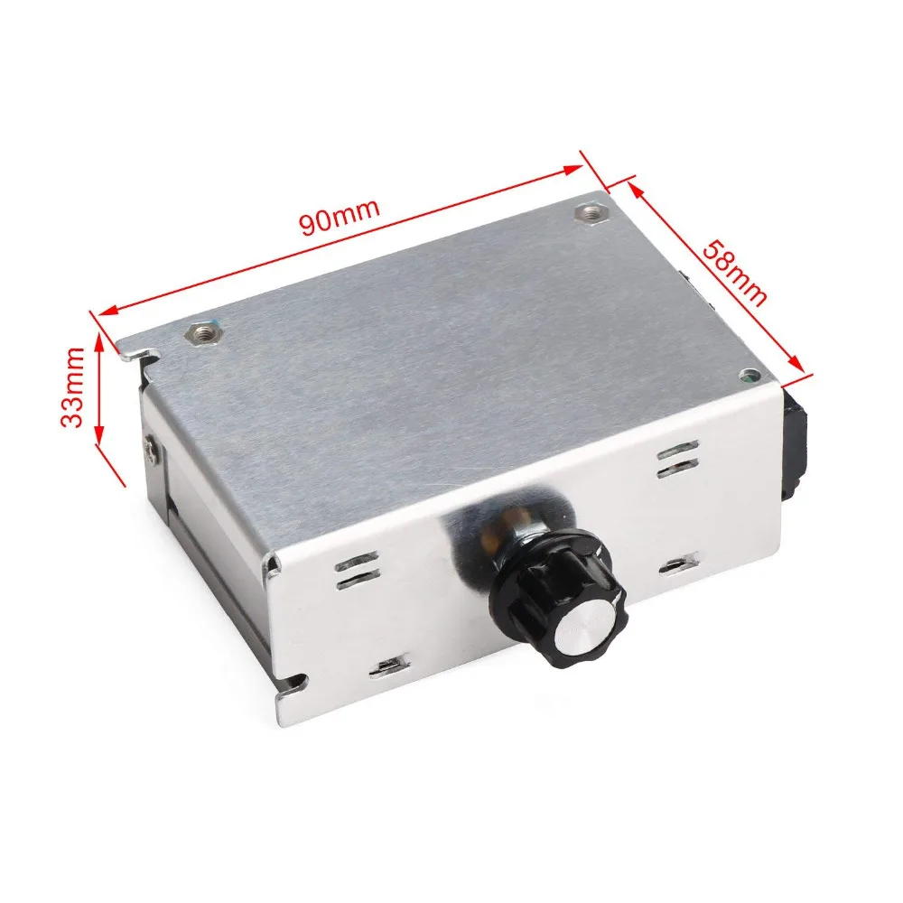 Speed Controller Motor Control Board AC 110-220V 4000W Adjustable Voltage Regulator SCR High Power Dimmer Controller