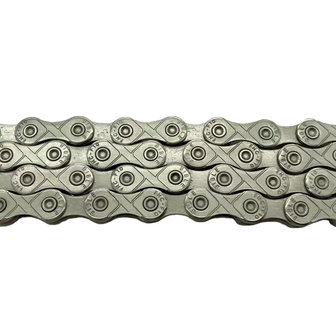custom 10 speed antirust stainless steel half hollow silvery bike chains bicycle