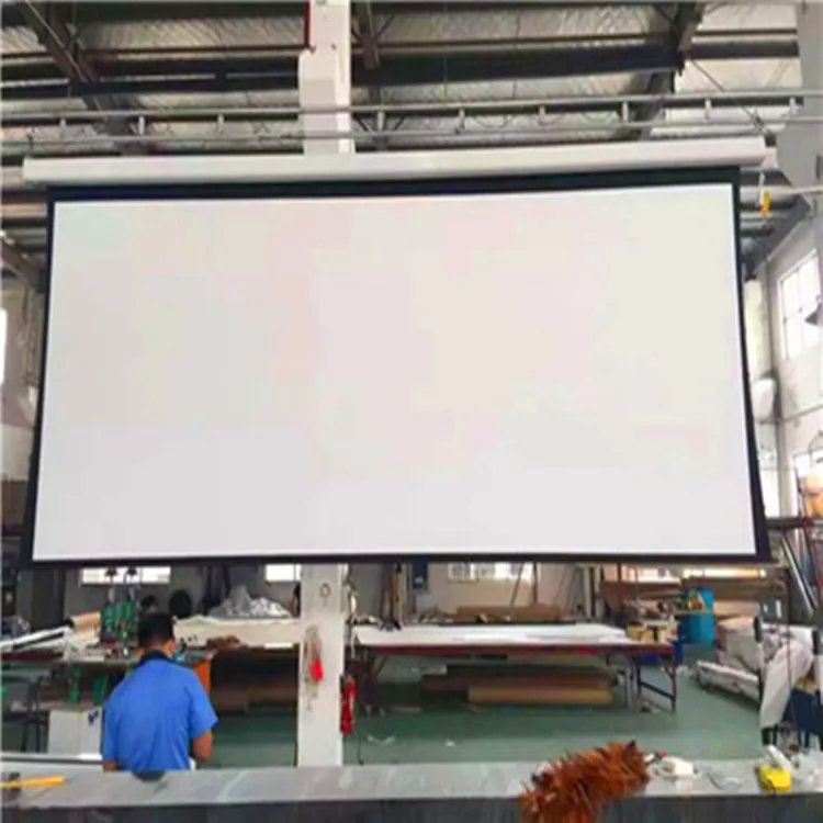 Manufacturer Wholesale Roll Up Fast fold Motorised Projection Screen