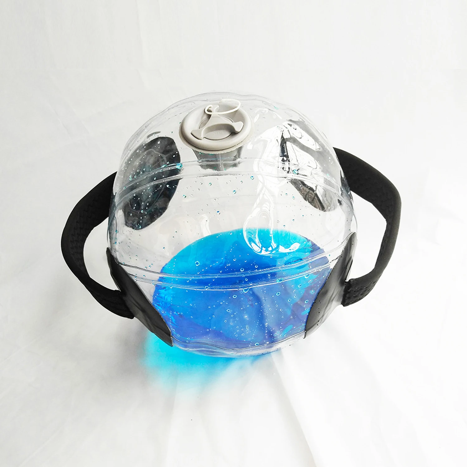 Sports water polo ball  fitness  semi-permeable color with handle inflatable dumbbell water injection