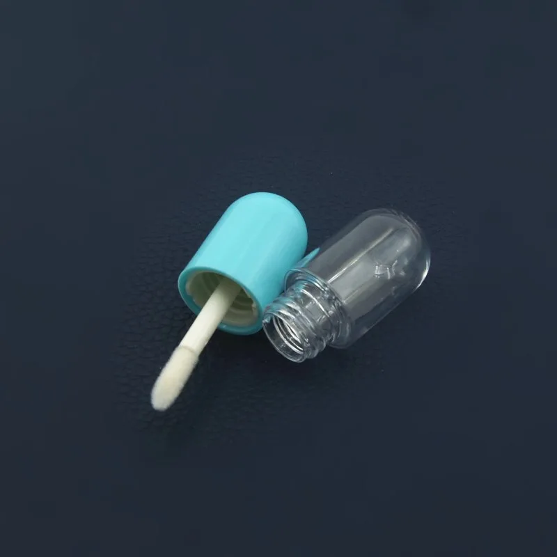 Mini capsule lip gloss tube transparent luxury container empty tube