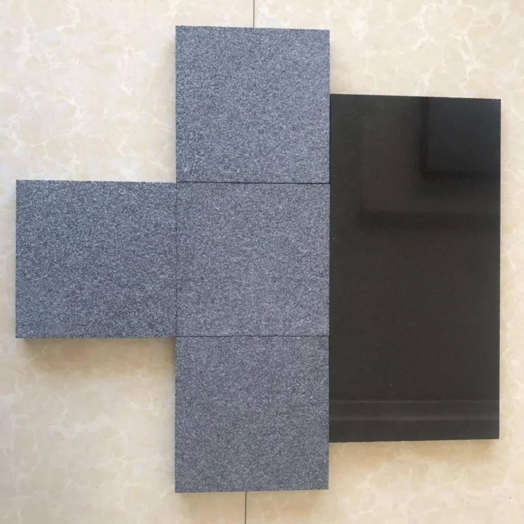 Flamed Brushed Padang Dark G654 Granite