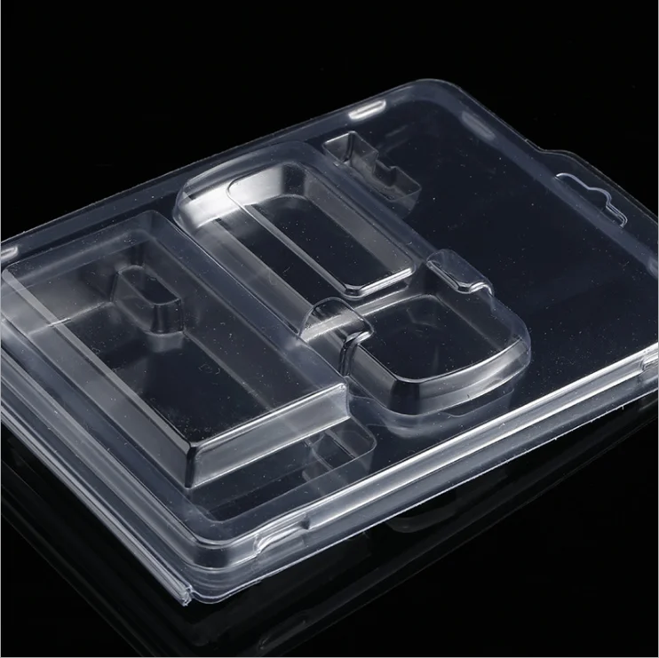 Custom Clear PVC Plastic Hanger Clamshell Double Blister Packaging Box